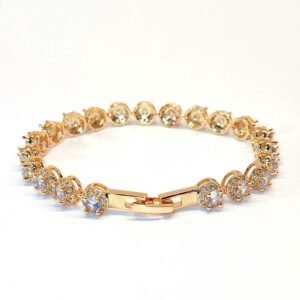 Pulseira Clássicas Realeza banhada ouro - 03013606