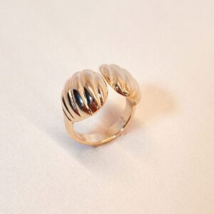 Anel orgânico conchas Banhado Ouro - 09015200