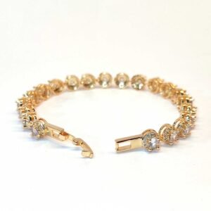 Pulseira Clássicas Realeza banhada ouro - 03013606